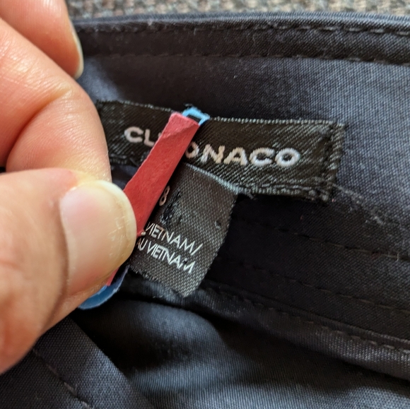 Club Monaco navy ankle pants size 8 - Picture 3 of 4